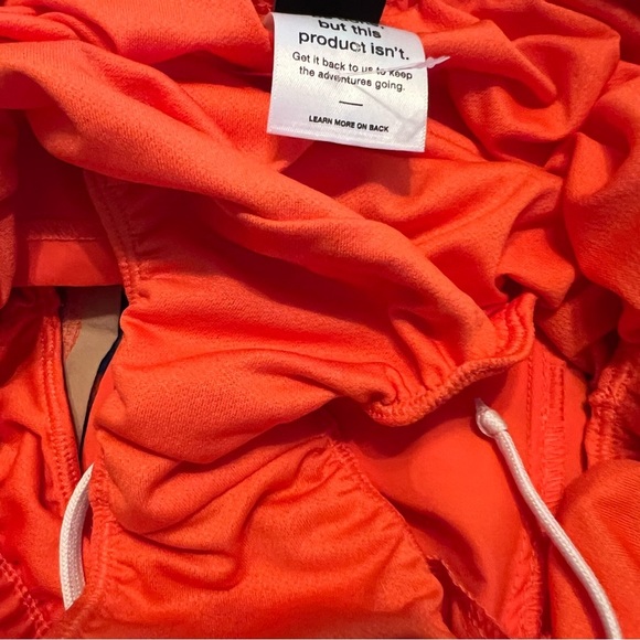 The North Face Elevation Shorts Women’s XS Lined Orange Tan Blue Running Workout - Picture 5 of 7